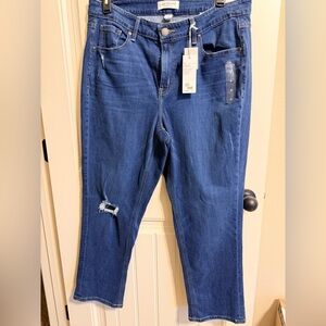 LANE BRYANT DISTRESSED JEANS